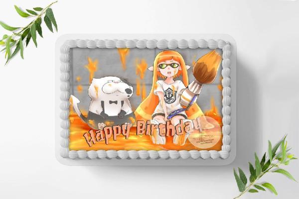 Splatoon Tortenaufleger A4, 0957z